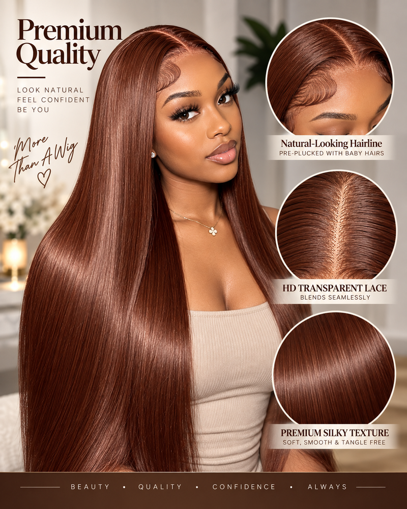 NOVA Cocoa 13x4 HD Brown Lace Front Wig