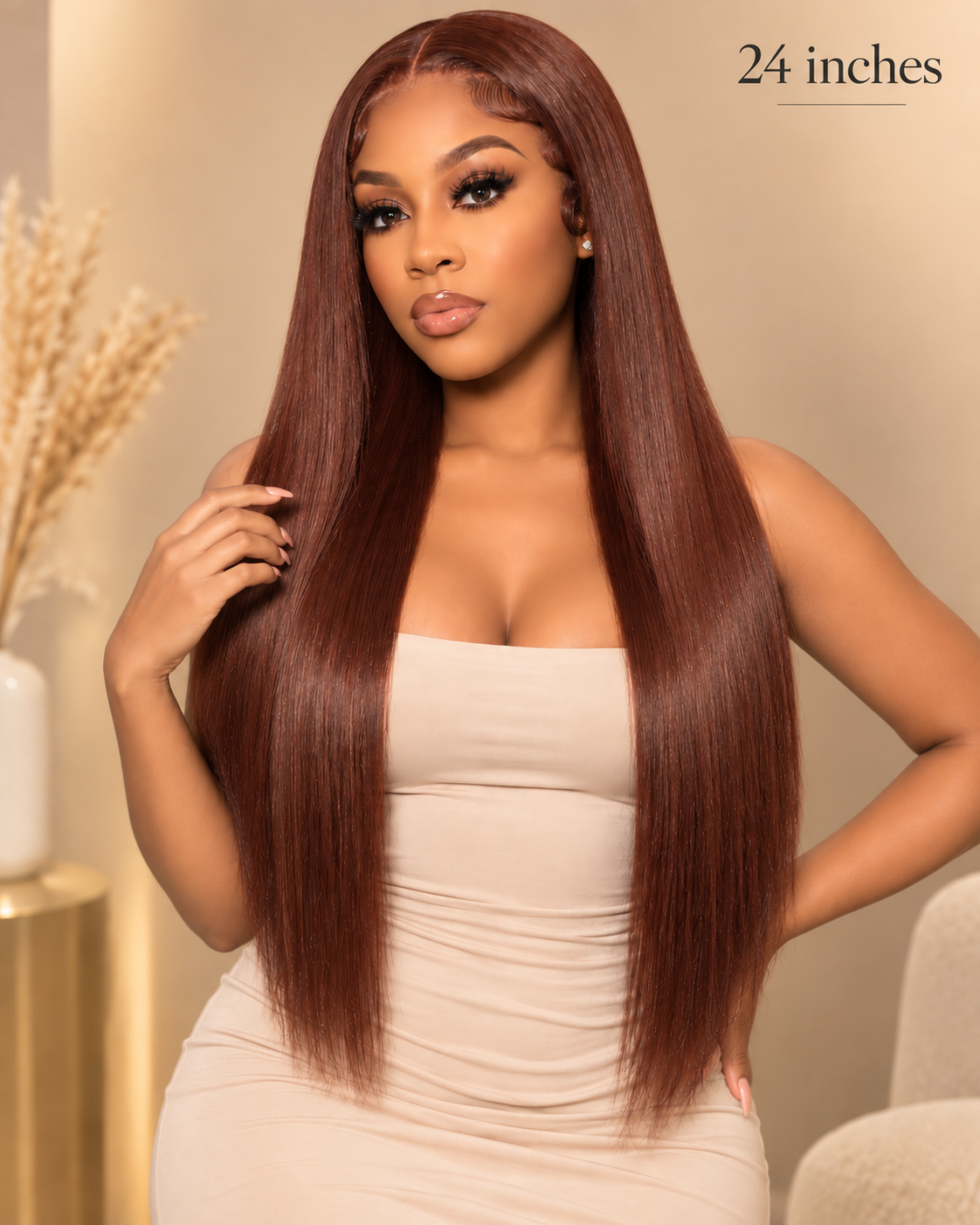NOVA Cocoa 13x4 HD Brown Lace Front Wig
