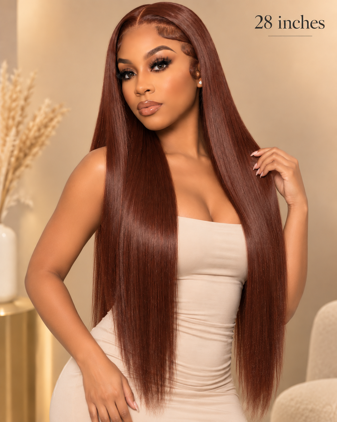 NOVA Cocoa 13x4 HD Brown Lace Front Wig